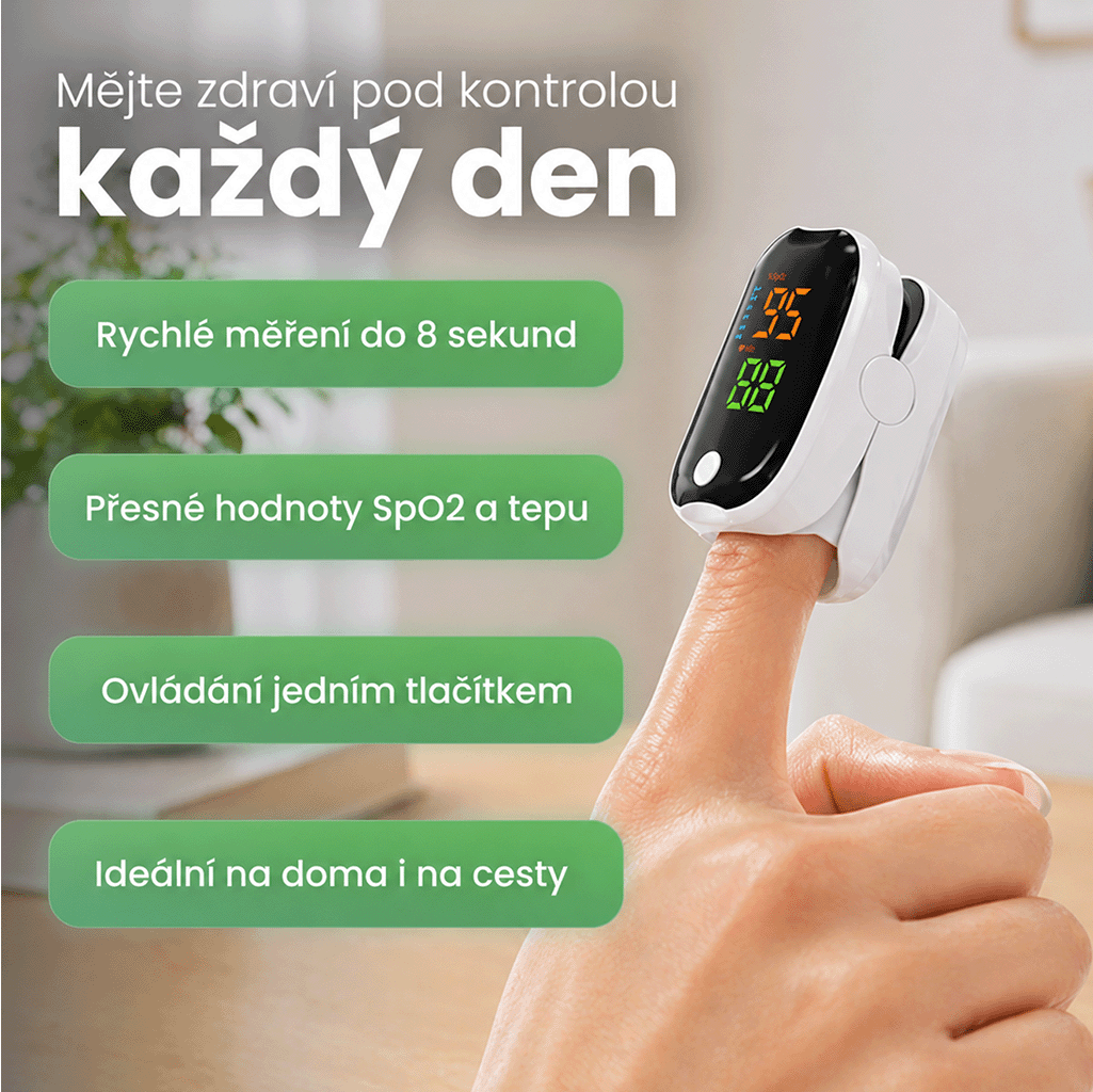 Použití pulzního oxymetru LK89
